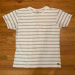 RVCA STRIPED POCKET TSHIRT - XL